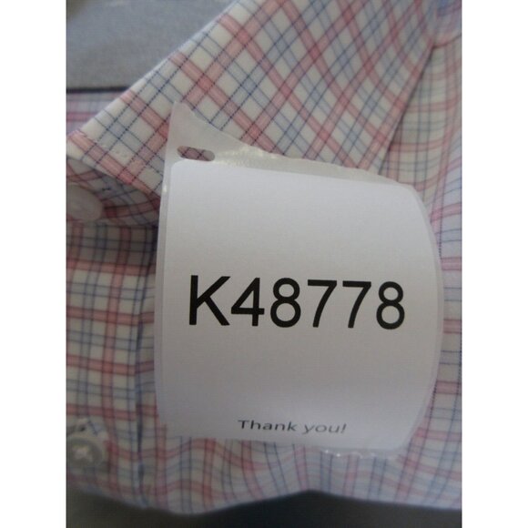 NEW Twillory Shirt 18 Button Up Performance Non Iron Plaid Flip Cuff - Picture 13 of 13